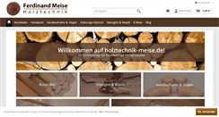 Desktop Screenshot of holztechnik-meise.de
